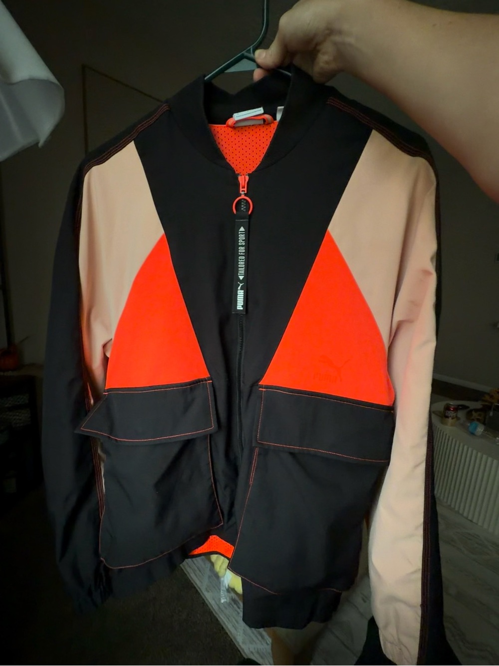 Puma Tailored for Sport OG Retro Track Jacket Color Block Small